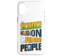 Divertente regalo per gli amanti della scienza scienza religione per persone intelligenti Custodia per iPhone 16 Plus