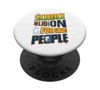 Divertente regalo per gli amanti della scienza scienza religione per persone intelligenti PopSockets PopGrip Adesivo