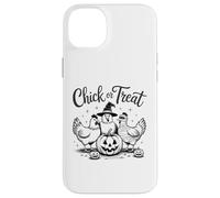 Divertente regalo per Halloween con pulcino o scherzetto, per uomini e donne Custodia per iPhone 14 Plus