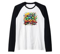 Divertente Regalo per Il rientro a Scuola, per Adulti, Uomini, Donne, Bambini, Ragazzi e Ragazze Maglia con Maniche Raglan