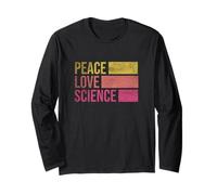 Divertente Regalo per Insegnanti di Matematica e Chimica per Amanti della Scienza e della Pace Maglia a Manica