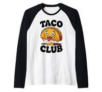 Divertente Regalo per la Festa del Taco Nazionale per Uomini, Donne, Bambini, Adolescenti Maglia con Maniche Raglan