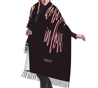 Divertente regalo per la mamma, Dark Love is Patient KindChristian Bibbia Verse Corinzi Pashmina Scialle Wrap per abito da sera, 3PE02, Etichettalia unica