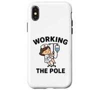 Divertente regalo per la scuola infermieristica per donne e ragazze Custodia per iPhone X/XS