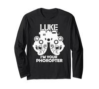 Divertente Regalo per oculista, con Scritta I am Your phoropter Maglia a Manica