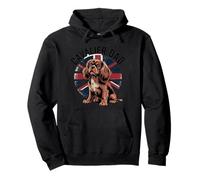 Divertente regalo per papà cane Cavalier King Charles Spaniel Felpa con Cappuccio