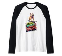 Divertente regalo per proprietari di cani Bulldog francesi Maglia con Maniche Raglan