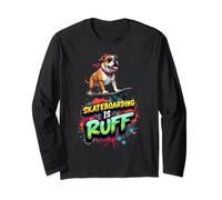 Divertente regalo per proprietari di cani bulldog inglesi Maglia a Manica
