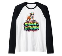 Divertente regalo per proprietari di cani bulldog inglesi Maglia con Maniche Raglan