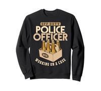 Divertente Regalo per Scherzo Poliziotto delle Forze dell'ordine Felpa