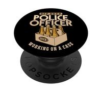 Divertente regalo per scherzo poliziotto delle forze dell'ordine PopSockets PopGrip Adesivo