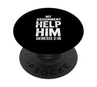 Divertente Religioso Il mio compito Aiutalo Genesi PopSockets PopGrip Adesivo