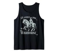 Divertente Ren Faire Il Mio Altro Giro è Un Larp Medievale Warhorse Canotta