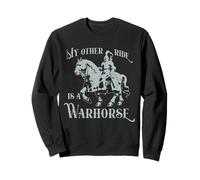 Divertente Ren Faire Il Mio Altro Giro è Un Larp Medievale Warhorse Felpa