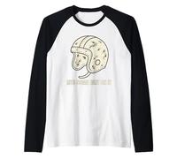 Divertente retrò Calcio Duro Amore dicendo strofinare Un po 'di Sporco su di Esso Maglia con Maniche Raglan
