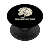 Divertente retrò calcio duro amore dicendo strofinare un po 'di sporco su di esso PopSockets PopGrip Adesivo