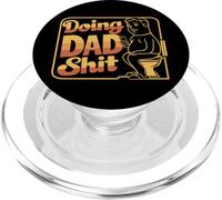 Divertente retrò papà con telefono facendo papà merda citazione padri PopSockets PopGrip per MagSafe