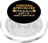 Divertente Retro Programma Specialista Apprezzamento Nessuno Sa PopSockets PopGrip per MagSafe