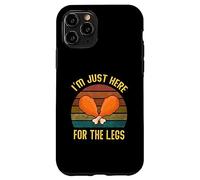 Divertente Retro Ringraziamento I'm Just Here For The Turkey Legs Custodia per iPhone 11 Pro