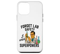 Divertente Retro Scienza Lab Sicurezza Umorismo Superpoteri scienziato Custodia per iPhone 12 mini