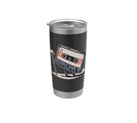 Divertente Retro Vecchio Cassette Tape Cartoon con Walker Nostalgia Bicchiere termico in acciaio inox doppia parete