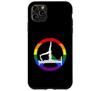 Divertente riformatore pilates con segno di pace LGBT Custodia per iPhone 11 Pro Max