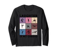 Divertente Risata Yoga Terapia Guarigione Maglia a Manica
