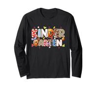 Divertente Ritorno a Scuola Vibes Kidergarten Sport Bambini Insegnante Maglia a Manica