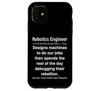 Divertente Robotica Ingegnere Robot Builder Custodia per iPhone 11
