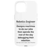 Divertente Robotica Ingegnere Robot Builder Custodia per iPhone 15