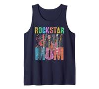 Divertente rockstar mamma Rockin' Mommy Squad Mamma Compleanno Canotta