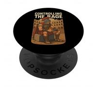 Divertente Romano Gamer Rabbia Giochi di parole Storia Geek Retro Gaming Amante PopSockets PopGrip Adesivo