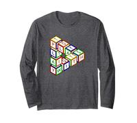 Divertente Rosso Blu Giallo Verde Blocchi Giocattolo Triangolo Cartoon Maglia a Manica