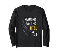 Divertente Runner Pun Corsa per la collina di Esso Maglia a Manica