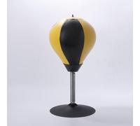 Divertente sacco da boxe - 37 x 18 x 18 cm, palla da boxe da scrivania, resistente in PVC con attacco a molla, giocattolo da scrivania per ufficio, casa, fitness e idea regalo, design durevole