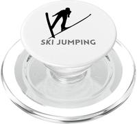 Divertente Salto con gli sci Sport invernali Salto con gli sci Neve PopSockets PopGrip per MagSafe