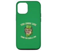 Divertente San Patrizio Lucky Pug Leprechaun Shamrock Custodia per iPhone 12/12 Pro