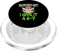 Divertente San Valentino gli do un meme fresco 6-7 PopSockets PopGrip per MagSafe