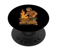 divertente, santo, giuseppe, cattolico, padre, e, lavoratore PopSockets PopGrip Adesivo