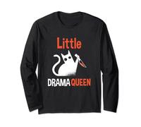 Divertente Sarcastico Ufficio Humor Little Drama Queen Maglia a Manica