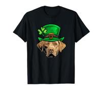 Divertente scacchiera per cani di San Patrizio Chesapeake Bay Retriever Maglietta