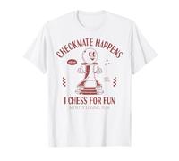 Divertente scacco Matto Vintage accade Scacchi per Divertimento Maglietta