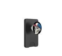 Divertente scheletro Skull Costume con Cool France Cap PopSockets PopWallet per MagSafe