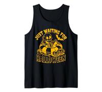 Divertente Scheletro spettrale Ti aspetta Halloween Canotta
