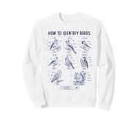 Divertente Scherzo birdwatcher Birdwatching, Come identificare Gli Uccelli Felpa