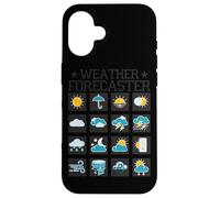 Divertente scherzo meteorologico per gli appassionati di meteorologia Custodia per iPhone 16