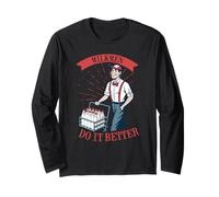 Divertente Scherzo umoristico su Milk Man I Milkmen Lo Fanno Meglio Maglia a Manica