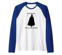 Divertente schiaccianoci Drosselmeyer I Don't Do Subtle Christmas Maglia con Maniche Raglan