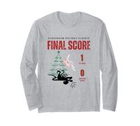 Divertente schiaccianoci punteggio Finale Clara 1 Mouse King 0 Natale Maglia a Manica