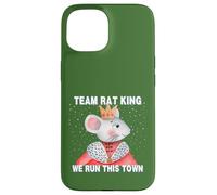 Divertente schiaccianoci Team Rat King We Run This Town Christmas Custodia per iPhone 15